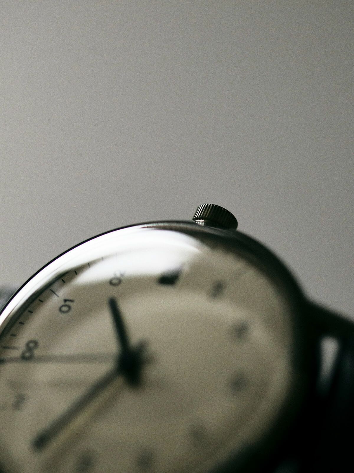 SK02 / SS SILVER MIRROR FINISH / WHITE DIAL / BROWN CORDOVAN