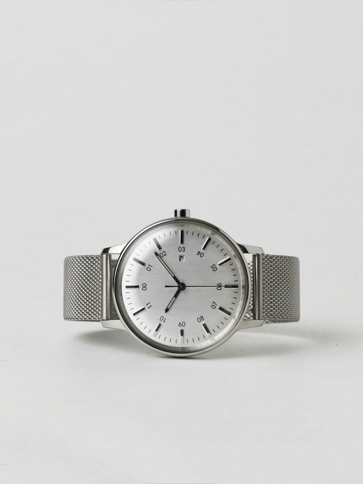 SK01 1970 / SS SILVER MIRROR FINISH / SILVER INDEX DIAL / SILVER